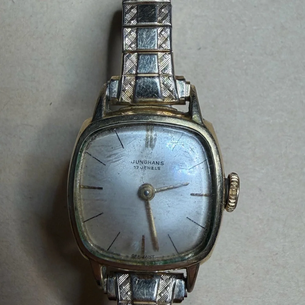 Vintage 1950's Junghans Gold Watch